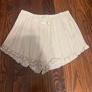 wild fable light green and pink colored shorts (lightly worn)
